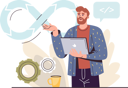 پیش‌نمایش فایل devops-development-9607565 از پک مفاهیم استودیویی جذاب