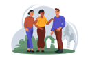 پیش‌نمایش فایل happy-people-standing-together-11495258 از پک متفرقه