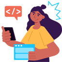 پیش‌نمایش فایل female-developing-app-11492247 از پک توسعه اپلیکیشن