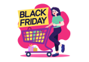 پیش‌نمایش فایل woman-doing-black-friday-shopping-12151018 از پک جمعه سیاه