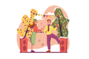 پیش‌نمایش فایل friends-doing-dance-together-12168148 از پک متفرقه