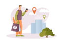 پیش‌نمایش فایل courier-arrived-at-destination-to-deliver-food-12163158 از پک متفرقه