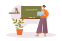 پیش‌نمایش فایل female-teacher-explains-topic-of-lesson-to-children-12163150 از پک متفرقه