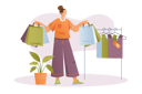 پیش‌نمایش فایل girl-doing-clothes-shopping-12163145 از پک متفرقه