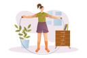 پیش‌نمایش فایل girl-doing-skipping-at-home-12163143 از پک متفرقه