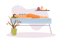 پیش‌نمایش فایل girl-relaxes-on-massage-in-spa-salon-12163168 از پک متفرقه