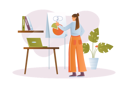 پیش‌نمایش فایل young-girl-preparing-to-present-her-business-idea-12163166 از پک متفرقه