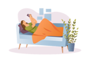 پیش‌نمایش فایل young-girl-resting-on-sofa-12163128 از پک متفرقه