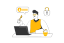 پیش‌نمایش فایل male-programmer-deals-with-the-protection-of-digital-data-12162932 از پک فعالیت افراد