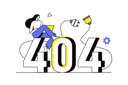 پیش‌نمایش فایل girl-getting-404-error-12162866 از پک فعالیت آنلاین