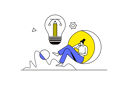 پیش‌نمایش فایل girl-getting-design-idea-12162871 از پک فعالیت آنلاین