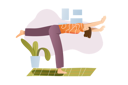پیش‌نمایش فایل girl-does-various-yoga-exercises-at-home-12163104 از پک کسب و کار