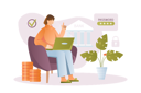 پیش‌نمایش فایل girl-making-financial-transactions-via-internet-12163089 از پک کسب و کار