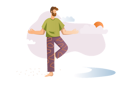 پیش‌نمایش فایل man-practices-yoga-to-maintain-his-mental-health-12163103 از پک کسب و کار