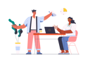 پیش‌نمایش فایل boss-reminds-employee-about-deadlines-12163113 از پک کسب و کار