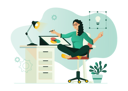 پیش‌نمایش فایل female-designer-creates-concept-of-new-projects-in-creative-atmosphere-12163241 از پک متفرقه