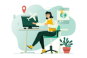 پیش‌نمایش فایل female-employee-of-travel-agency-selects-tours-for-clients-12163228 از پک متفرقه