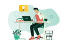 پیش‌نمایش فایل male-employee-actively-performs-all-tasks-at-work-12163226 از پک متفرقه