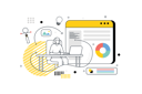 پیش‌نمایش فایل designer-creates-graphic-templates-for-work-12162763 از پک فعالیت دیجیتال