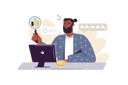 پیش‌نمایش فایل blogger-reviews-feedback-of-his-subscribers-12163003 از پک فعالیت افراد