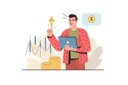 پیش‌نمایش فایل financier-works-at-a-crypto-exchange-and-monitors-currency-12162995 از پک فعالیت افراد