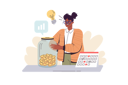 پیش‌نمایش فایل girl-invests-her-savings-in-a-business-venture-12163005 از پک فعالیت افراد