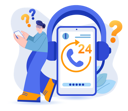پیش‌نمایش فایل 24-hour-customer-support-service-4316108 از پک اینترنت اشیاء