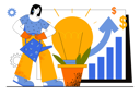 پیش‌نمایش فایل businesswoman-doing-brainstorming-4316235 از پک مفهوم وب