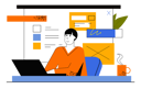 پیش‌نمایش فایل freelancer-working-on-project-4316238 از پک مفهوم وب