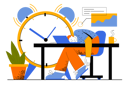 پیش‌نمایش فایل male-employee-working-on-project-with-deadline-4316234 از پک مفهوم وب