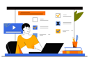 پیش‌نمایش فایل online-exam-test-4316254 از پک مفهوم وب