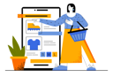 پیش‌نمایش فایل woman-doing-online-shopping-4316232 از پک مفهوم وب