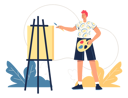 پیش‌نمایش فایل male-painter-doing-painting-4316525 از پک حرفه
