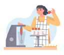 پیش‌نمایش فایل girl-making-cake-4380745 از پک آماده‌سازی غذا