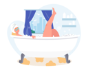 پیش‌نمایش فایل woman-relaxing-in-bathtub-4379614 از پک فعالیت‌های مردم
