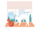 پیش‌نمایش فایل cat-playing-with-vase-pot-4379657 از پک مردم همراه حیوان خانگی