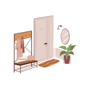پیش‌نمایش فایل home-entrance-4375492 از پک فضای داخلی خانه