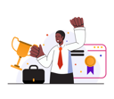 پیش‌نمایش فایل best-employee-trophy-4393618 از پک موفقیت کسب‌وکار