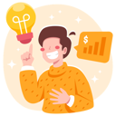 پیش‌نمایش فایل businessman-have-idea-to-increase-sales-8670936 از پک بازاریابی جوالین