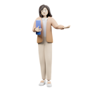 پیش‌نمایش فایل girl-student-with-book-8037806 از پک کاراکتر زن