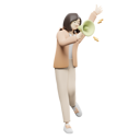 پیش‌نمایش فایل woman-doing-megaphone-marketing-8037807 از پک کاراکتر زن