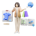 پیش‌نمایش فایل woman-doing-online-shopping-8037887 از پک کاراکتر زن