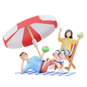 پیش‌نمایش فایل couple-enjoying-beach-8365443 از پک تعطیلات تابستانی