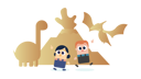 پیش‌نمایش فایل kids-learning-history-in-primary-school-4027327 از پک موضوعات دبستان