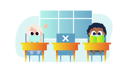 پیش‌نمایش فایل distance-in-school-classroom-4035308 از پک بازگشت به مدرسه پس از کووید
