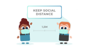 پیش‌نمایش فایل keep-social-distance-guideline-for-kids-4035318 از پک بازگشت به مدرسه پس از کووید