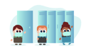 پیش‌نمایش فایل line-in-school-in-covid-duration-4035309 از پک بازگشت به مدرسه پس از کووید