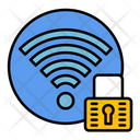 پیش‌نمایش فایل signal-wifi-bar-lock-9113512 از پک رابط و تجربه کاربری موبایل
