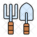 پیش‌نمایش فایل fork-and-trowel-9139375 از پک باغبانی