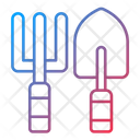پیش‌نمایش فایل fork-and-trowel-9203591 از پک باغبانی